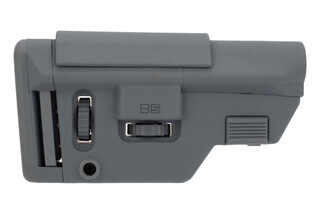 B5 Systems AR-15 collapsible precision stock comes in wolf gray